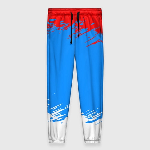 Женские брюки Патриот - флаг / 3D-принт – фото 1