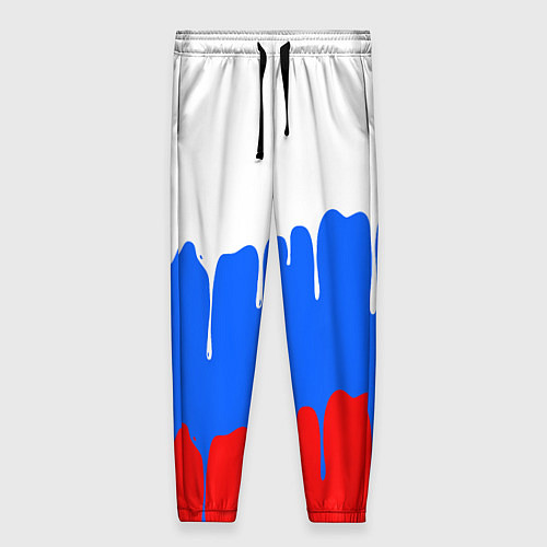 Женские брюки Патриот - флаг / 3D-принт – фото 1