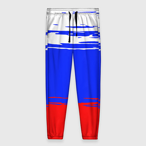 Женские брюки Патриот - флаг / 3D-принт – фото 1