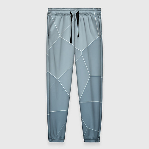 Женские брюки Текстура из неровных плит / 3D-принт – фото 1