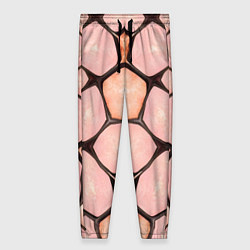 Женские брюки Розовые пятна жирафа