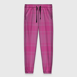 Брюки женские Checkered pink, цвет: 3D-принт