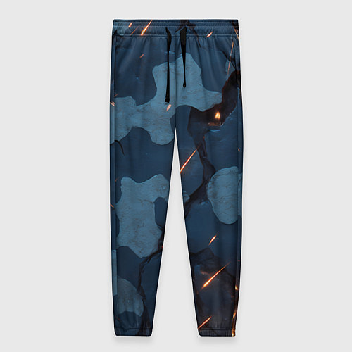 Женские брюки Камуфляжные плиты текстура / 3D-принт – фото 1