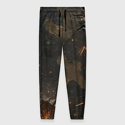 Брюки женские Камуфляж со следами от пуль, цвет: 3D-принт