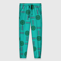 Женские брюки Мячи и полосы