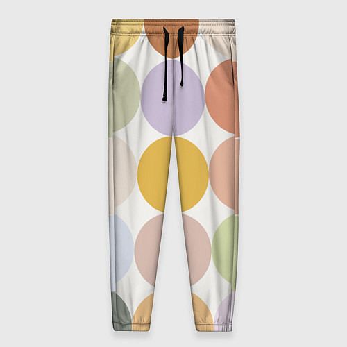 Женские брюки Цветочный горошек / 3D-принт – фото 1