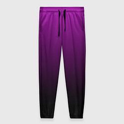 Брюки женские Purple gradient, цвет: 3D-принт