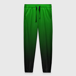 Брюки женские Green gradient, цвет: 3D-принт