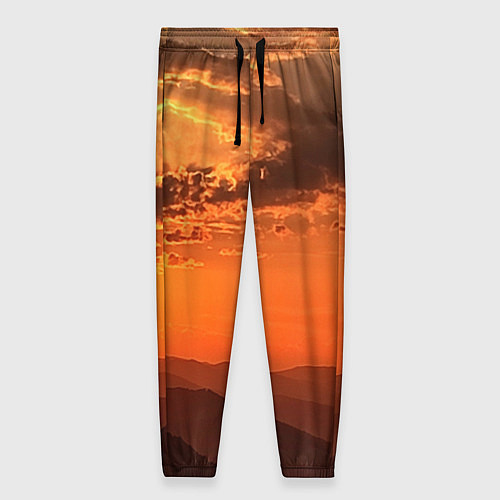 Женские брюки Закат на перевале актопрак / 3D-принт – фото 1