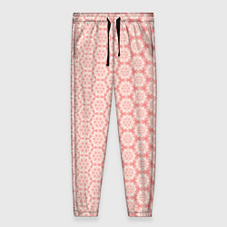 Брюки женские Розовый узорчатый градиент, цвет: 3D-принт