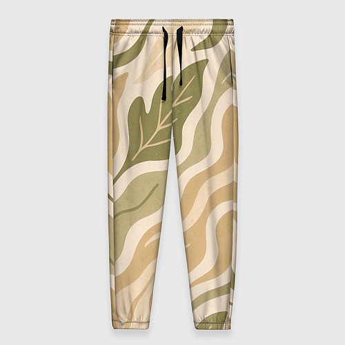 Женские брюки Листопад / 3D-принт – фото 1