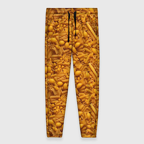 Женские брюки Макароны текстура / 3D-принт – фото 1