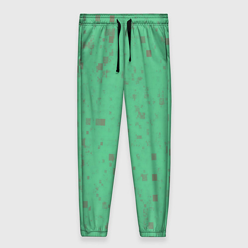 Женские брюки Color green brown / 3D-принт – фото 1