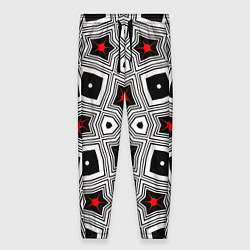 Женские брюки Звезды в геометрической абстракции