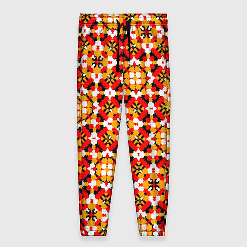 Женские брюки Пестрый узорчатый паттерн / 3D-принт – фото 1
