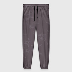 Брюки женские Коричневый с текстурой, цвет: 3D-принт