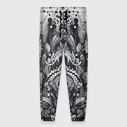 Женские брюки Abstract pattern - graffiti / 3D-принт – фото 1