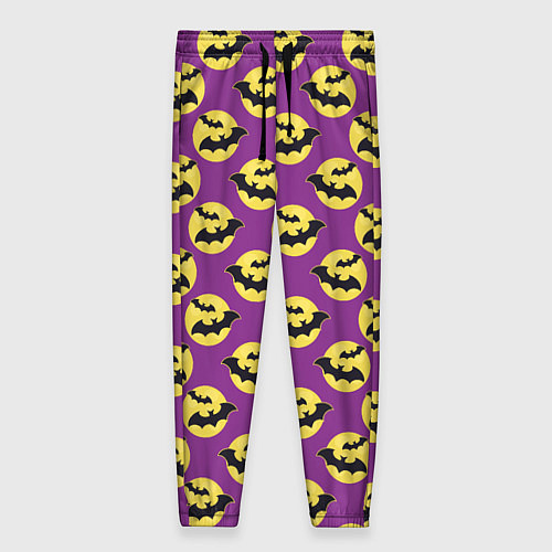 Женские брюки Паттерн с летучими мышами / 3D-принт – фото 1