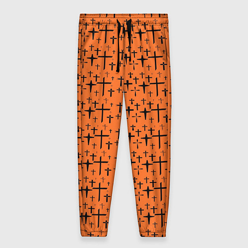 Женские брюки Крестики / 3D-принт – фото 1