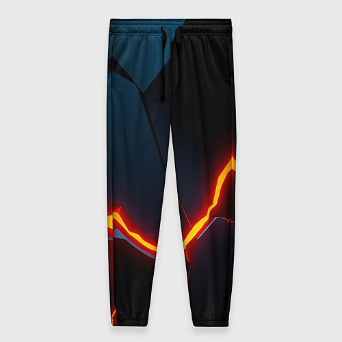 Женские брюки Plate split / 3D-принт – фото 1