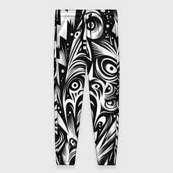 Брюки женские Lightnings and faces - ai art fantasy, цвет: 3D-принт