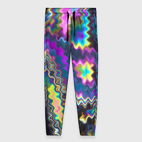 Женские брюки Абстракция переливы / 3D-принт – фото 1