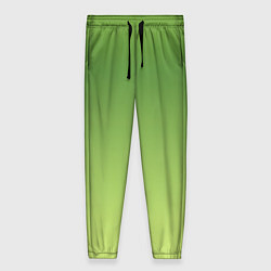 Женские брюки Color green yellow