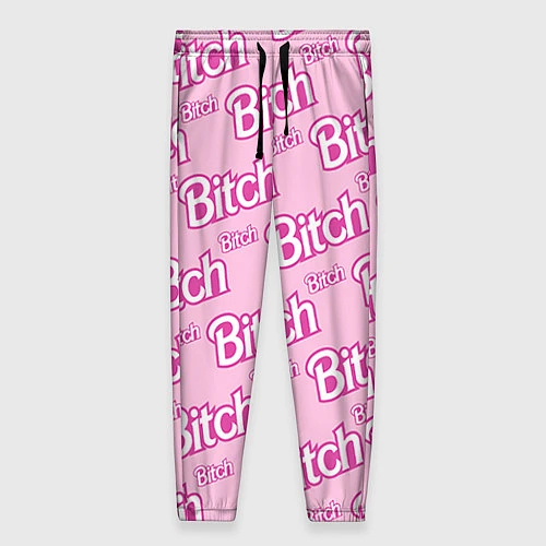 Женские брюки Bitch Pattern / 3D-принт – фото 1