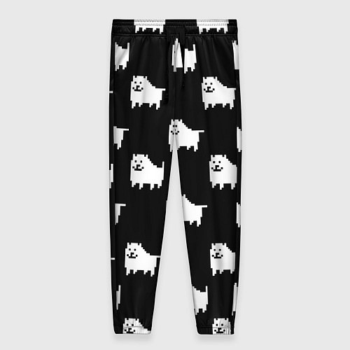 Женские брюки Undertale Annoying dog / 3D-принт – фото 1