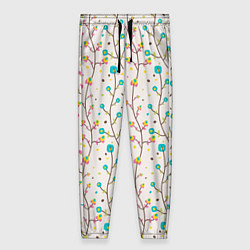 Женские брюки Цветочные лианы