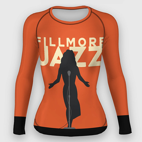 Женский рашгард Fillmore Jazz / 3D-принт – фото 1