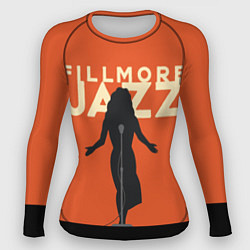 Рашгард женский Fillmore Jazz, цвет: 3D-принт