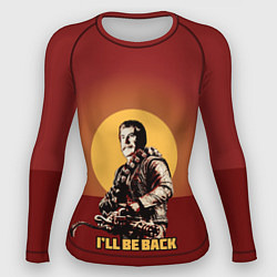 Рашгард женский Stalin: Ill Be Back, цвет: 3D-принт