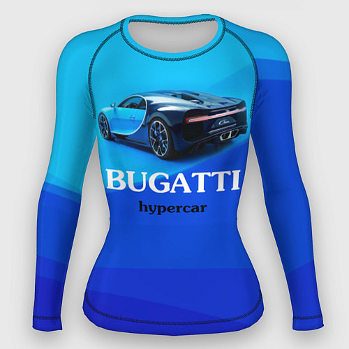 Женский рашгард Bugatti hypercar / 3D-принт – фото 1