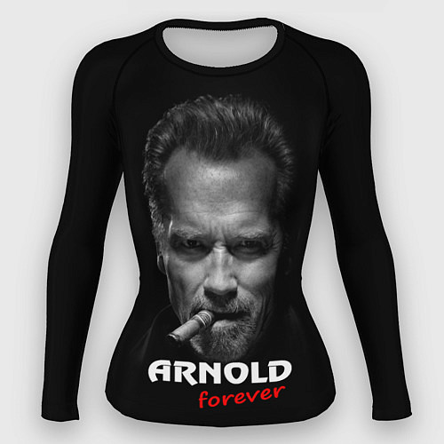 Женский рашгард Arnold forever / 3D-принт – фото 1