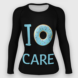 Рашгард женский I Donut care, цвет: 3D-принт