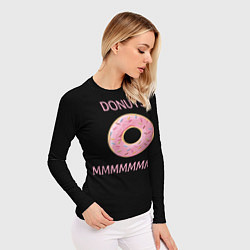 Рашгард женский Donuts, цвет: 3D-принт — фото 2