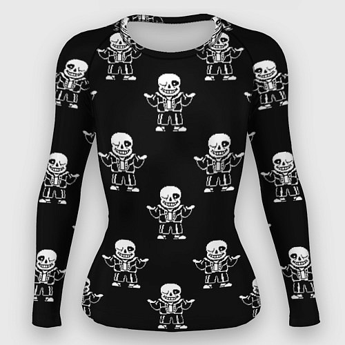 Женский рашгард Undertale Sans (узор) / 3D-принт – фото 1