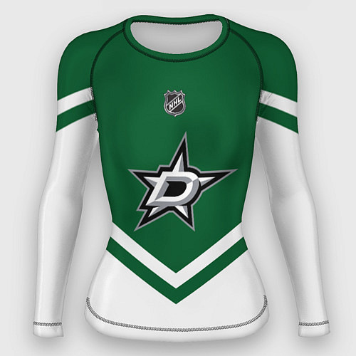 Женский рашгард NHL: Dallas Stars / 3D-принт – фото 1