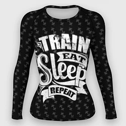 Женский рашгард Train Eat Sleep Repeat