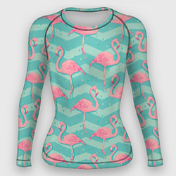 Женский рашгард Flamingo Pattern