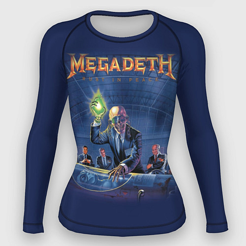 Женский рашгард Megadeth: Rust In Peace / 3D-принт – фото 1