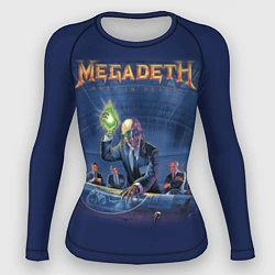 Рашгард женский Megadeth: Rust In Peace, цвет: 3D-принт