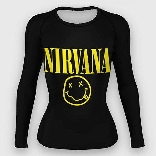 Женский рашгард Nirvana Rock / 3D-принт – фото 1