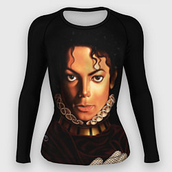 Рашгард женский Король Майкл Джексон, цвет: 3D-принт