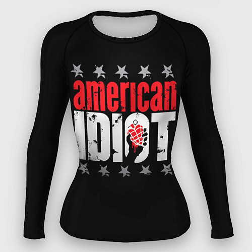 Женский рашгард Green Day: American idiot / 3D-принт – фото 1