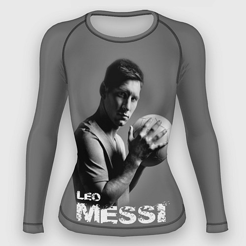 Женский рашгард Leo Messi / 3D-принт – фото 1