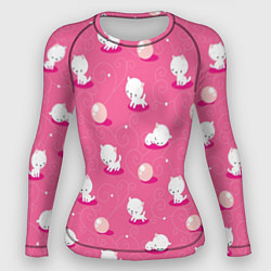 Рашгард женский Милые котики, цвет: 3D-принт