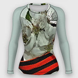 Рашгард женский Георгиевская лента, цвет: 3D-принт