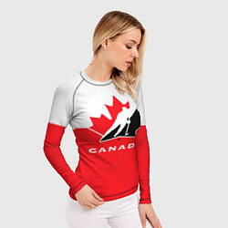 Рашгард женский Canada Team, цвет: 3D-принт — фото 2